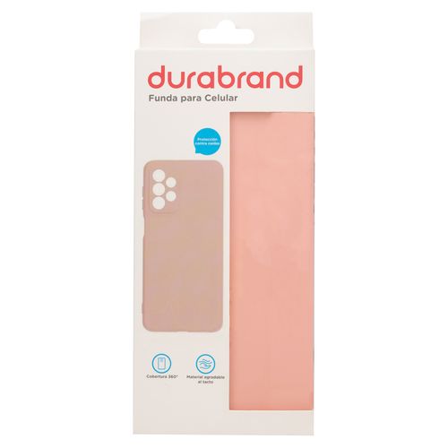 Funda Durabrand INTYSP04S A23PK de silicón para Samsung A23 color rosado