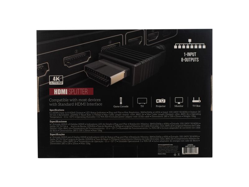 Spliter-Argom-Hdmi-8-Puertos-Arg-Av-5118-3-30164