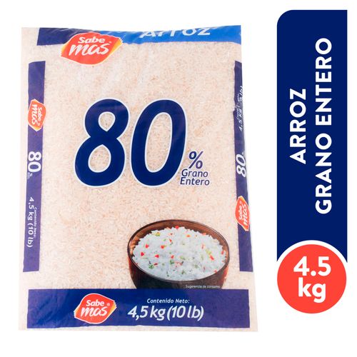Arroz Sabemas Bolsa 80/20 - 4535 g
