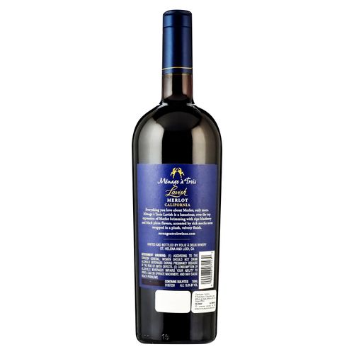 Vino Tinto Menage A Lavish Merlot 750Ml