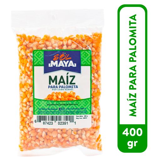 Maiz Para Palomitas Sol Maya - 400gr