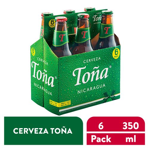 6 Pack De Cerveza Tona De Botella- 350ml