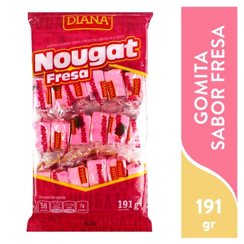 Dulce Diana Nougat Fresa 24 uds - 191 g
