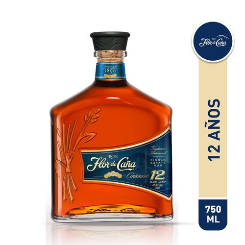 Ron Flor De Caña Centenario 12 Años- 750ml