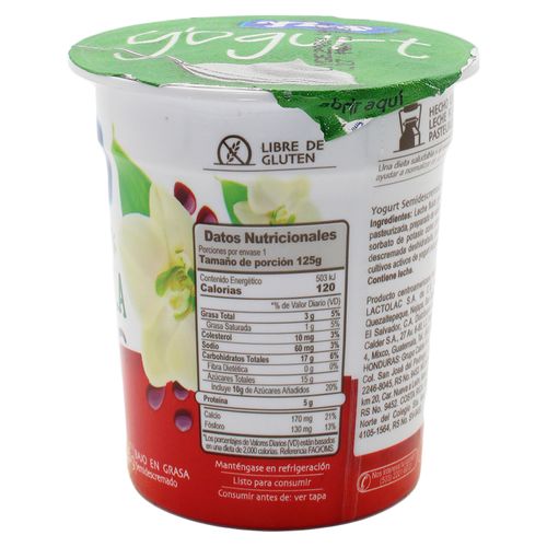 Yogurt Yes Cremoso Vainilla - 125gr