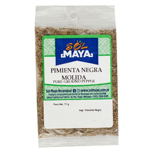 Pimienta Negra Molida Sol Maya - 11gr