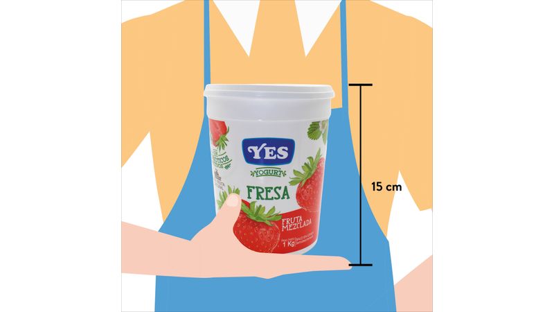 Yogurt Fresa 1 kg