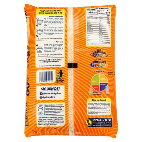 Arroz blanco Faisán 80% grano entero - 2000 g