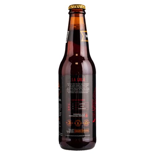 Cerveza artesanal Moropotente la lola irish - 350 ml