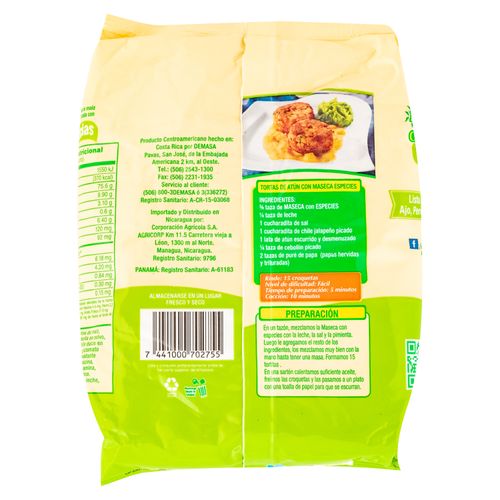 Harina Maiz Maseca Con  Especias - 454gr
