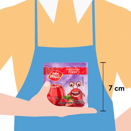 Gelatina Sabemas disney fresa bolsa - 40 g