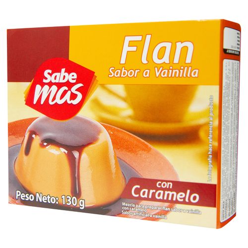 Flan Sabemas sabor vainilla con caramelo - 130 g