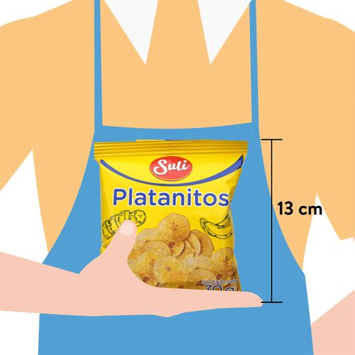 Snack Suli platanitos salados - 30 g