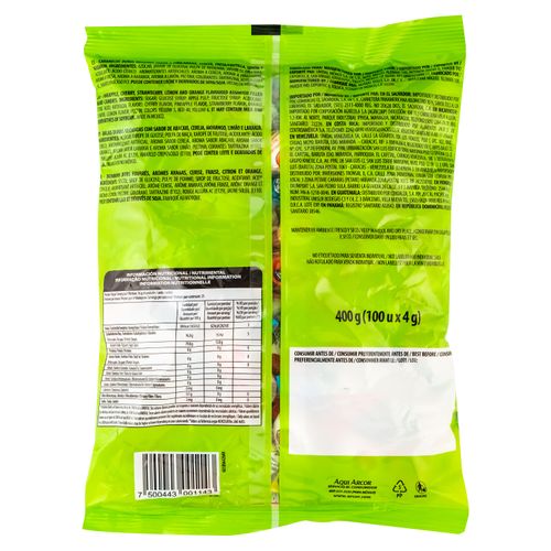 Caramelos Arcor Rellenos Frutales - 400 g