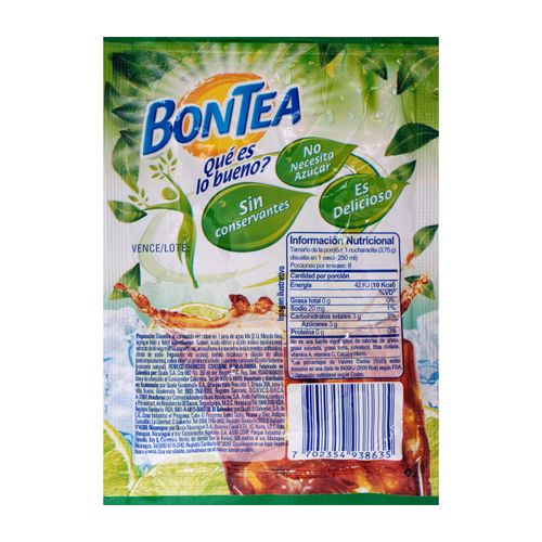 Te Frio Bontea Bebida Polvo Limon - 30gr