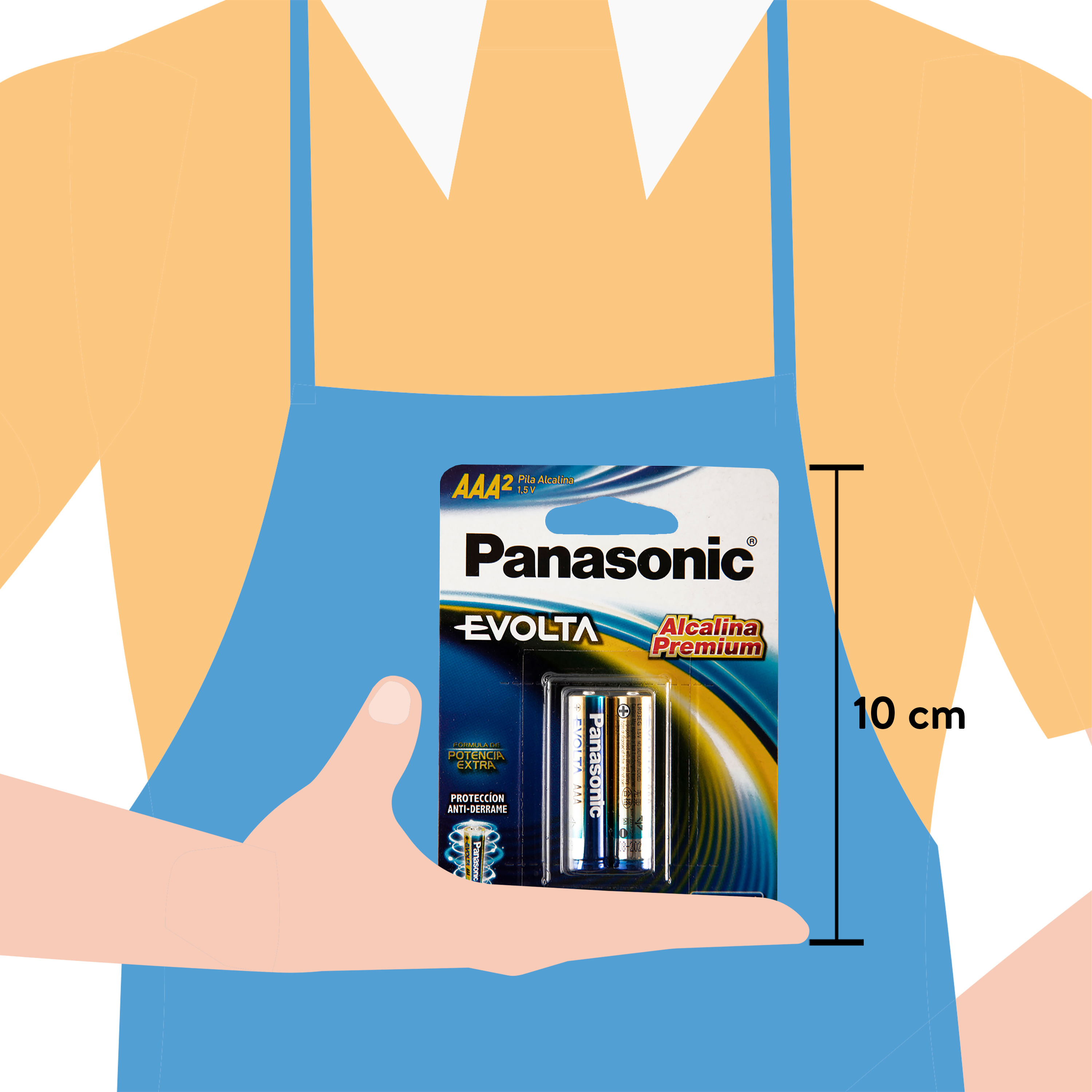 Panasonic pila AAA 2 Unidades