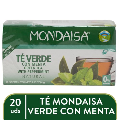 Té Verde Mondaisa Con Menta - 40 g