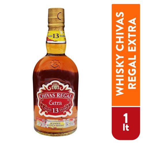 Whisky  Chivas Regal extra botella - 750 ml