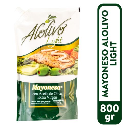 Mayonesa Alolivo doy pack light -800 g