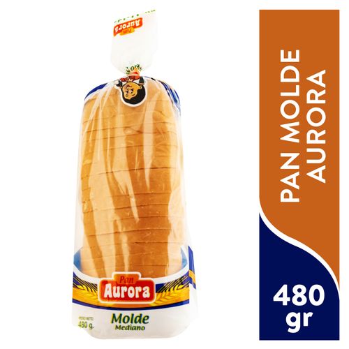 Pan Aurora Molde Blanco Mediano - 480Gr