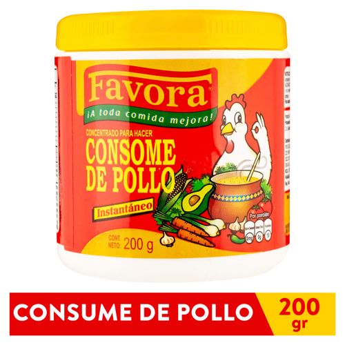 Consomé De Pollo Favora Frasco - 200 g