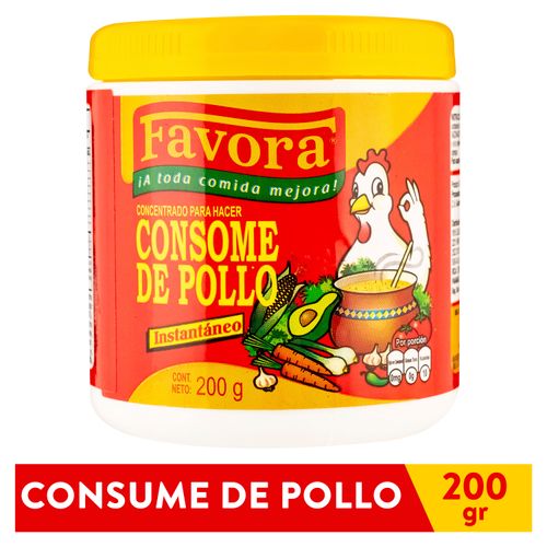 Consome De Pollo Favora Frasco - 200Gr