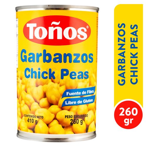 Garbanzos Toños Sin Preservantes - 260Gr