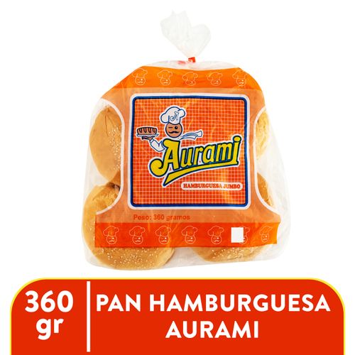 Pan Aurami Hamburguesa Jumbo - 360Gr