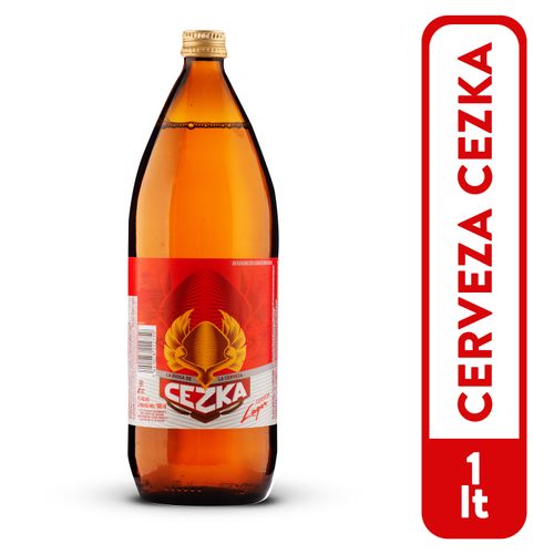 Cerveza Lager Cezka Botella - 1000ml