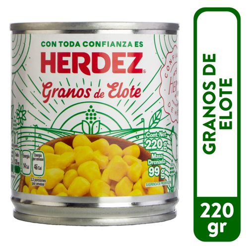 Maiz Dulce Herdez Lata -220gr