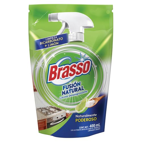 Limpiador Antigrasa Brasso Fusión Natural Doypack - 400ml