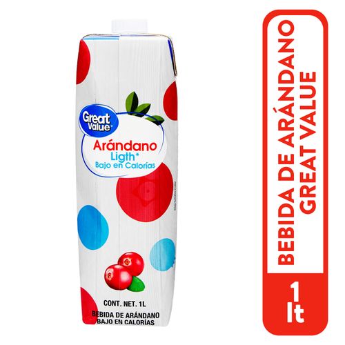 Bebida Great Value Arandano Light - 1000ml
