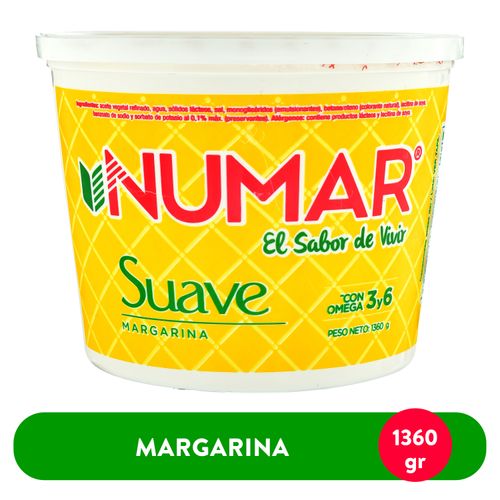 Margarina Numar Suave Taza - 1360Gr