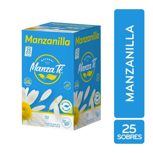 Té Manzanilla Manzate Caja 25 Uds -30gr