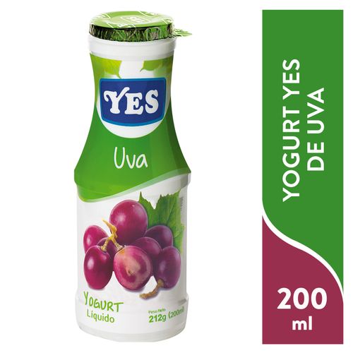 Yogurt Yes Líquido Uva - 200ml