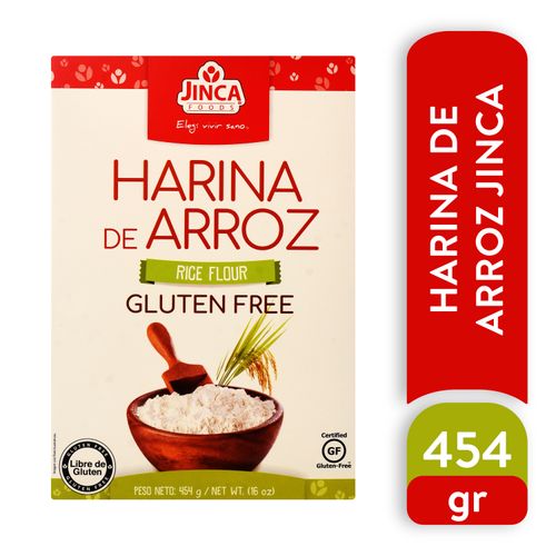 Harina Jinca foods de arroz - 454 g