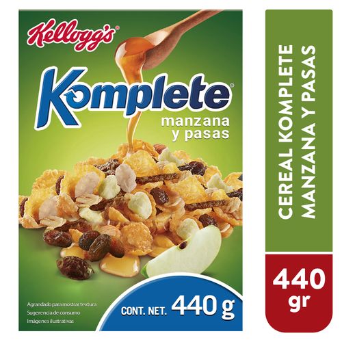 Cereal Kelloggs Komplete Manzana- 440gr
