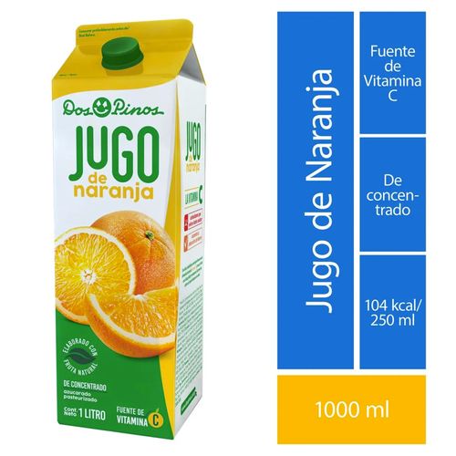 Jugo Dos Pinos Naranja- 1000 ml