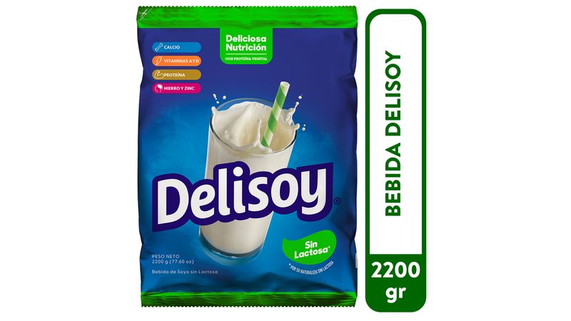 Comprar Delisoya Sin Lactosa Bolsa - 360gr