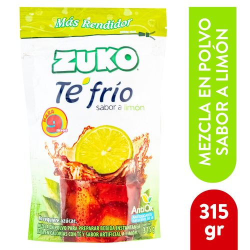 Bebida En Polvo Zuko Té Frio Limón 315g