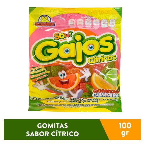 Gomitas Guandy Gajos Citricos - 100gr