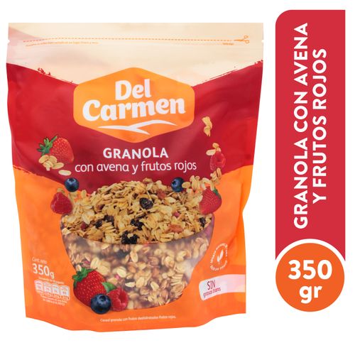 Granola Del Carmen Frutos Rojos 350gr