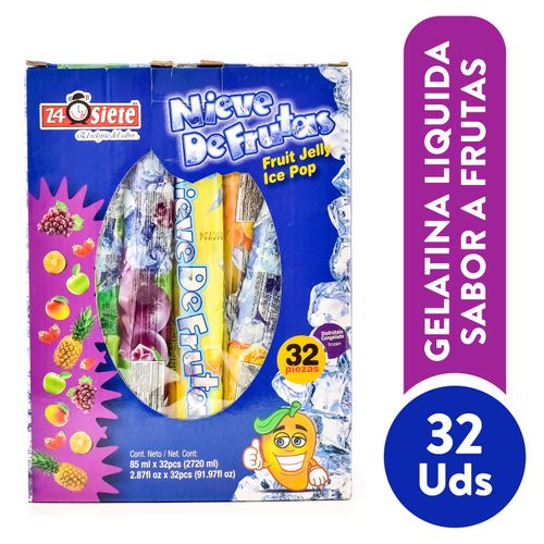 Nieve Gelatina Liquida De Fruta 32U 85Ml