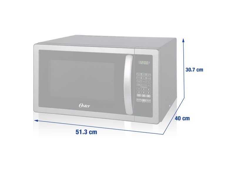 Horno-Microondas-Oster-1-1-Pies-Cubicos-30-Litros-Digital-Frente-Negro-Cuerpo-Negro-Marco-Silver-4-3915