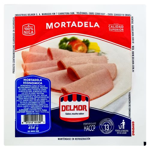 Mortadela Economica Delmor - 454Gr