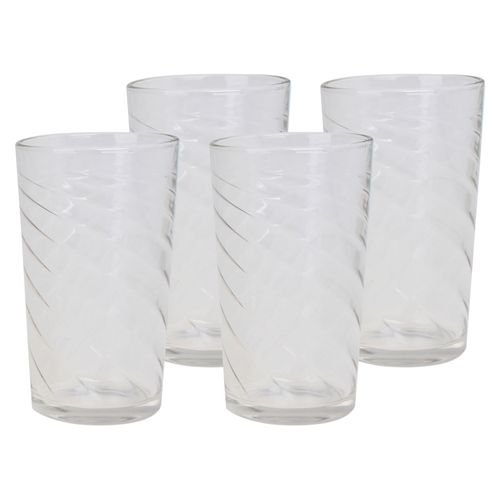 Set De 4 Vasos Espiral Mainstays-14oz