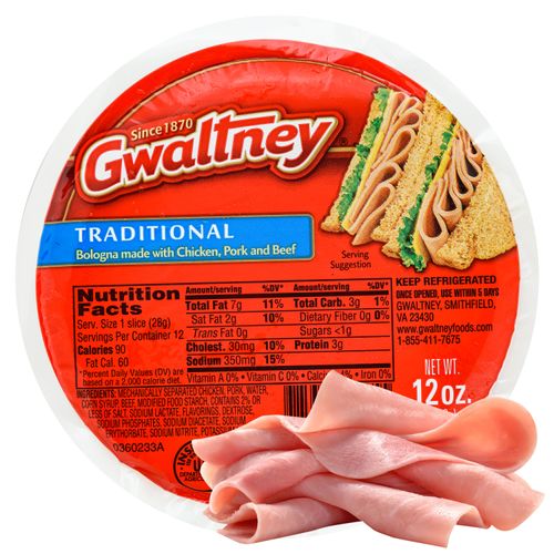 Carne Gwaltney  Bologna- 12oz