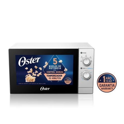 Oster Microondas Análogo 20 Litrs 0.7 Pc. Mod Ogm3701