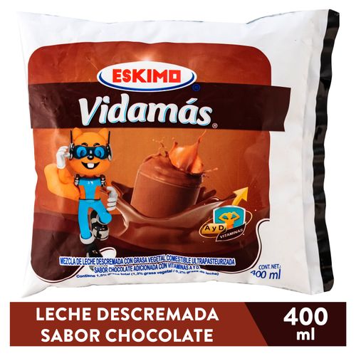 Bebida Lactea Eskimo Vidamas Sabor A Chocolate - 400ml