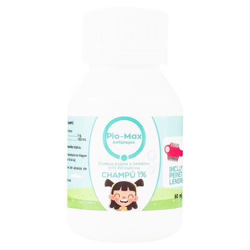 Pío -  Max Champú Anti Piojos - 60ml